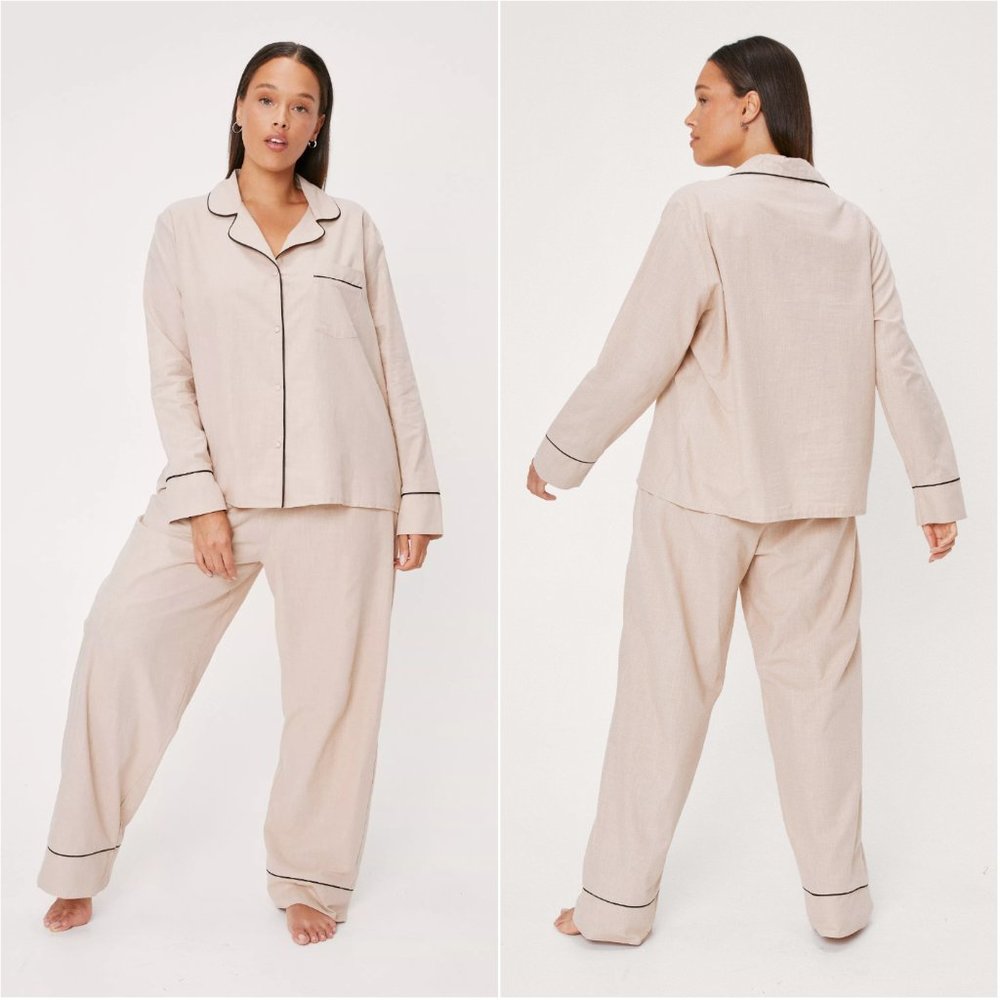 🆕 Nasty Gal | Organic Cotton Pants Pajama Set